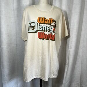 NEW! Disney Parks Disney World‎ WDW Classic Mickey Logo Adult Shirt Size 3XL